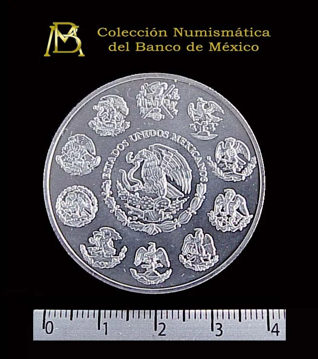 5 Pesos Plata Águila Real 2000 · Anverso