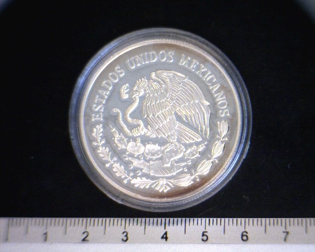 5-pesos-unicef-ninos-volando-papalote-1999-proof - anverso (Banxico)