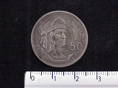 50 Centavos Plata 1950