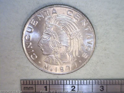 50 Centavos Cuproníquel 1977