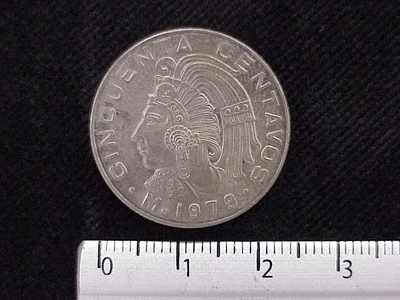 50 Cuproníquel 1979 . Inventario Banxico 11947 (reverso)