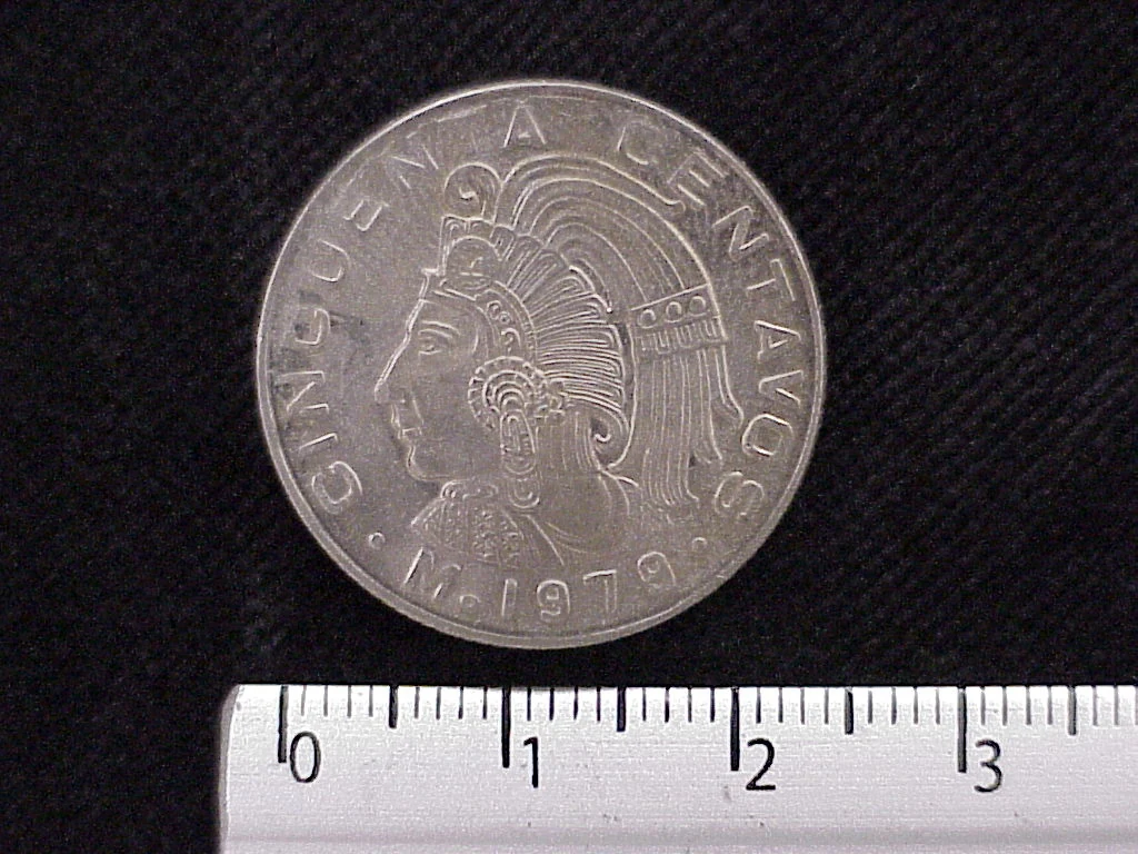 50 Cuproníquel 1979 . Inventario Banxico 11947 (reverso)