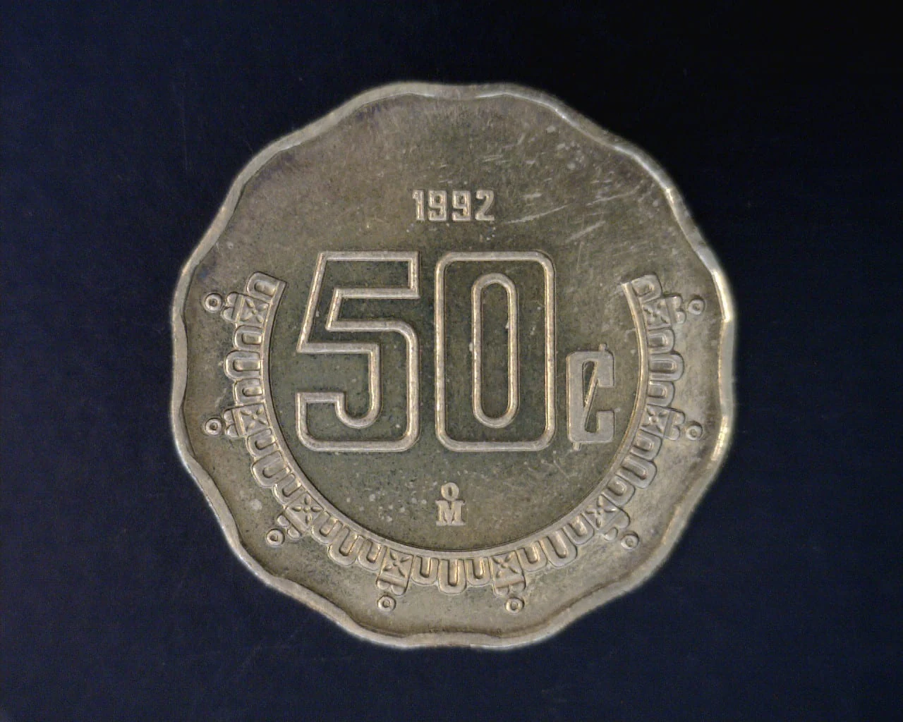 50 Bronce Aluminio 1992 . Inventario Banxico 16768 (reverso)