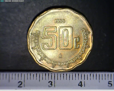 50 Centavos Bronce Aluminio 1995