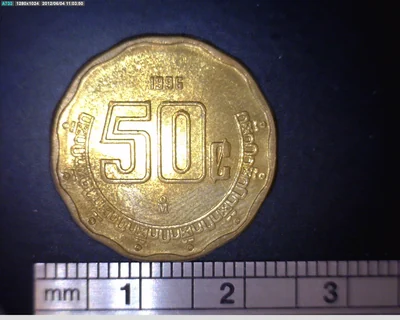 50 Centavos Bronce Aluminio 1996