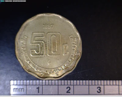 50 Centavos Bronce Aluminio 1997