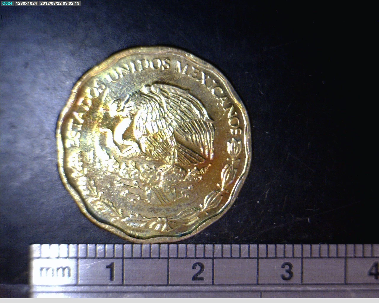 50 Centavos Bronce Aluminio 2008 · Anverso