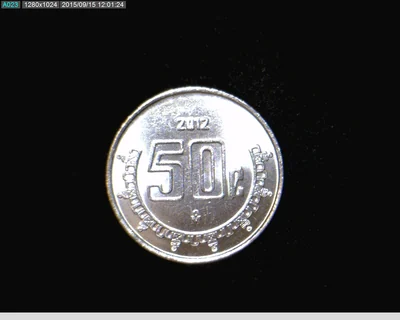 50 Centavos Acero inoxidable 2012