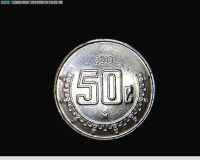 50 Centavos Acero inoxidable 2013