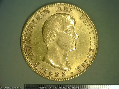 8 Escudos Agustin Iturbide 1823