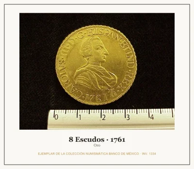 8 Escudos Carlos III 1761