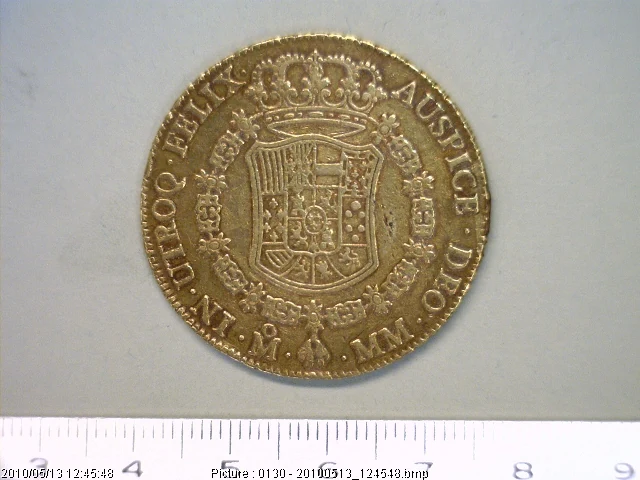 8 Escudos Carlos III 1763 · Reverso