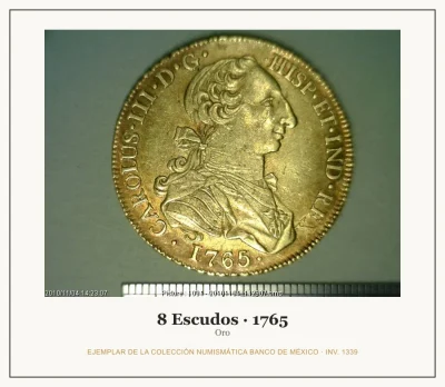 8 Escudos Carlos III 1765