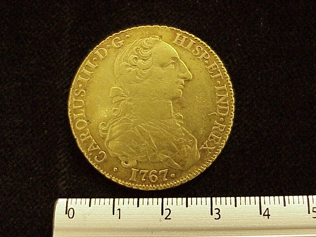 8-escudos-carlos-iii-1767-mexico-mf - anverso (Banxico)