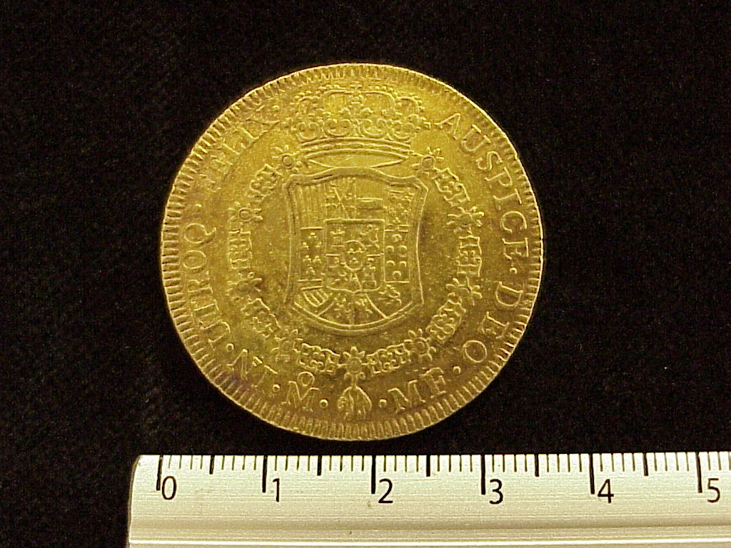 8 Escudos Carlos III 1768 · Reverso