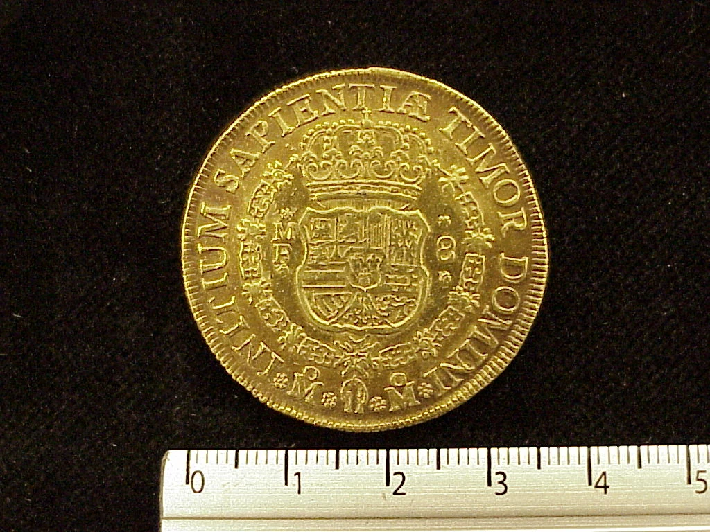 8 Escudos Felipe V II 1739 · Reverso