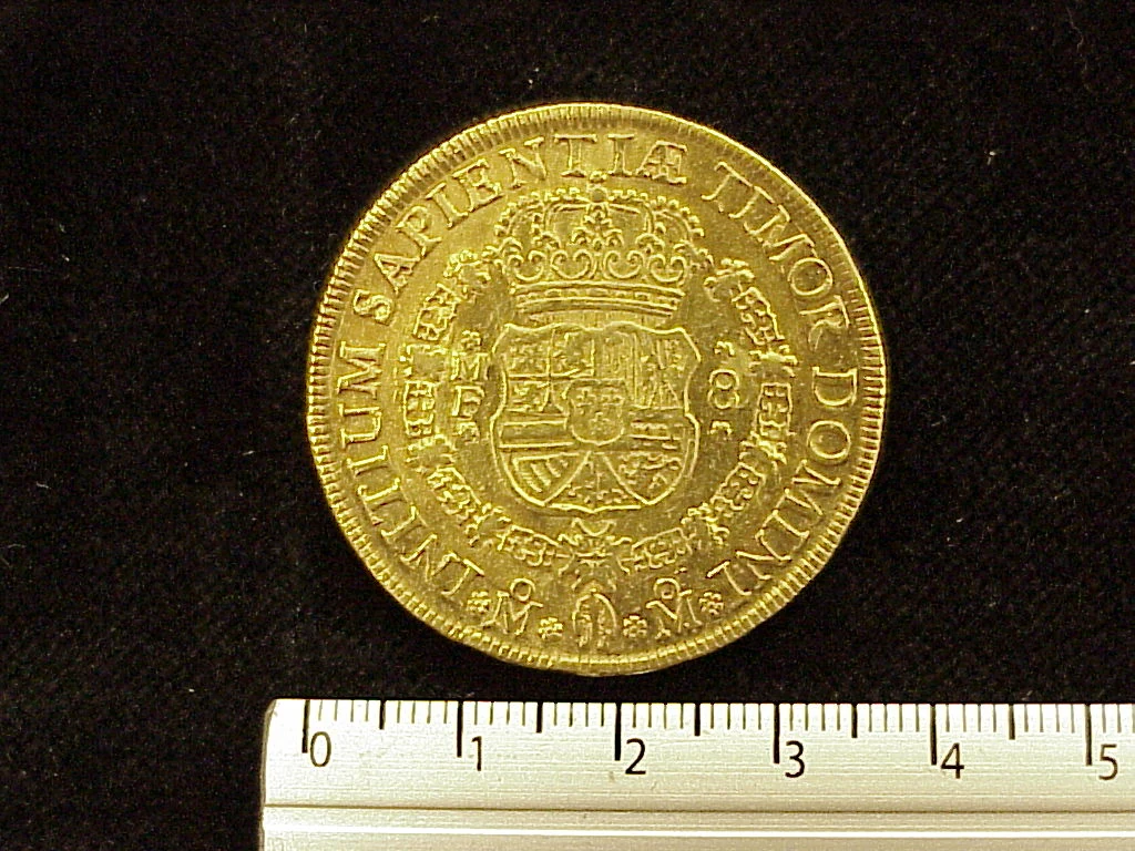 8 Escudos Felipe V II 1740 · Reverso