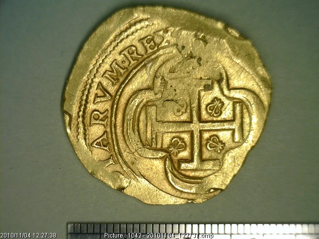 8 Escudos Felipe V Primera Epoca 1714 · Reverso