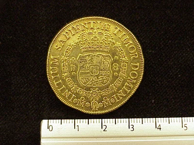 8 Escudos Felipe V Segunda Epoca 1734