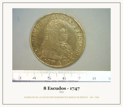 8 Escudos Fernando VI 1747