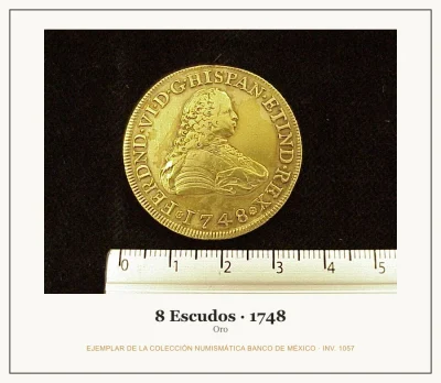 8 Escudos Fernando VI 1748