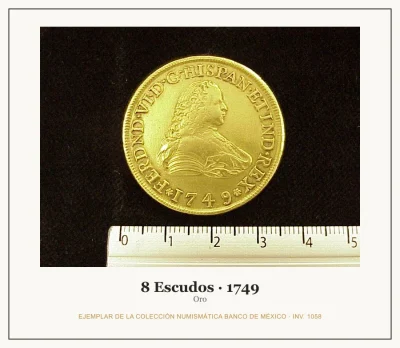 8 Escudos Fernando VI 1749