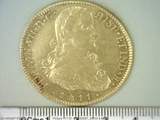 8-escudos-fernando-vii-1811-mexico-jj - anverso (Banxico)