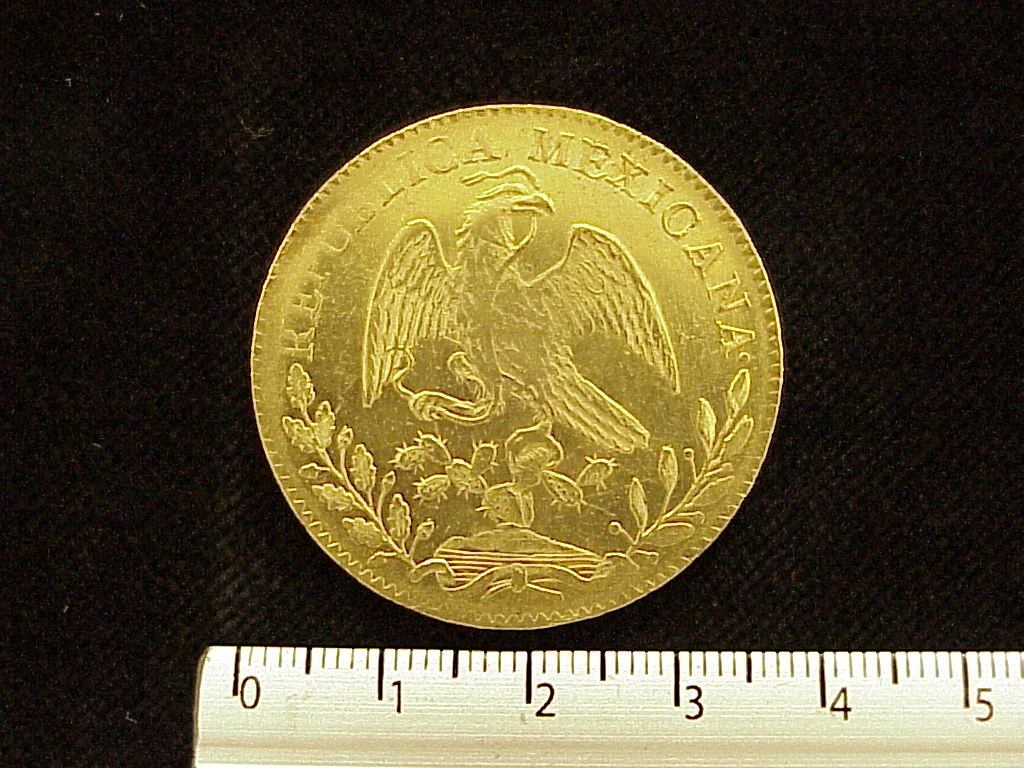 8-escudos-octaval-1827-mexico-jm - anverso (Banxico)