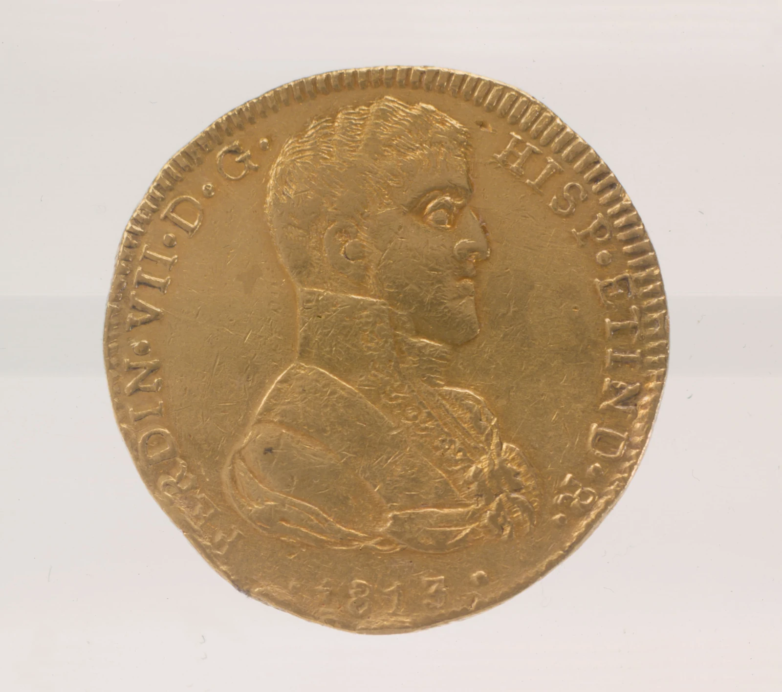 8 Escudos Realista 1813 · Anverso