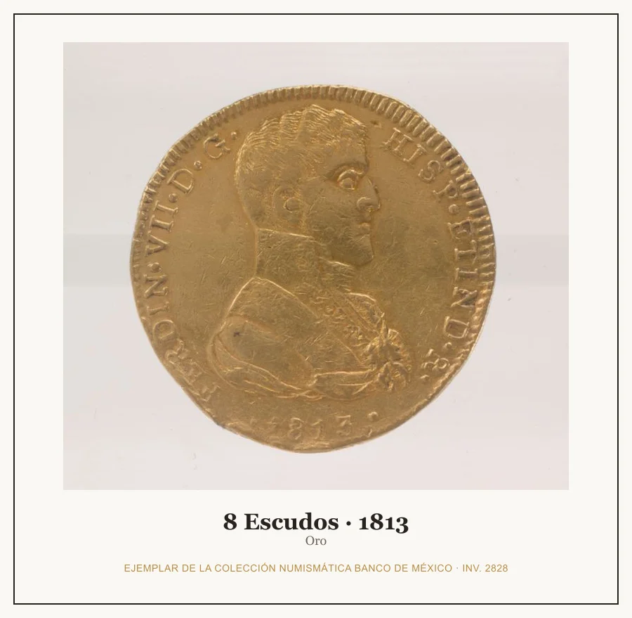 Moneda destacada de la serie 8 Escudos Realista