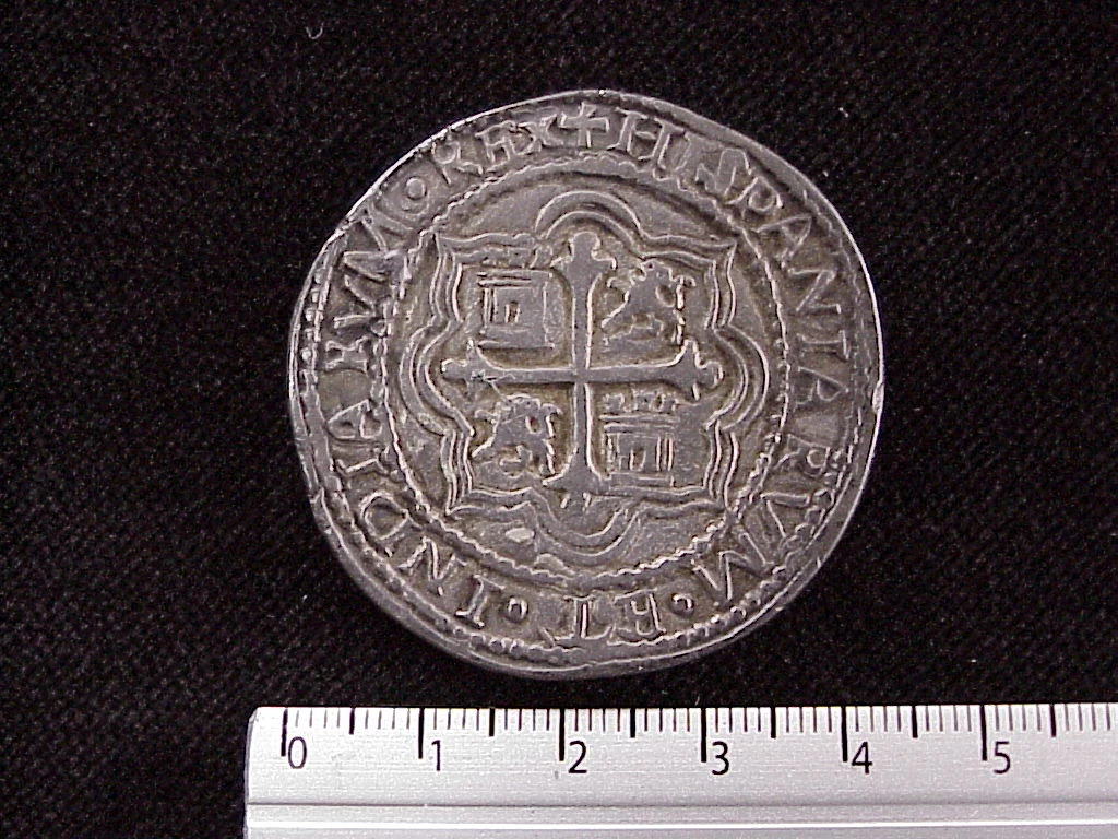 8 Reales Carlos II 1698 · Reverso