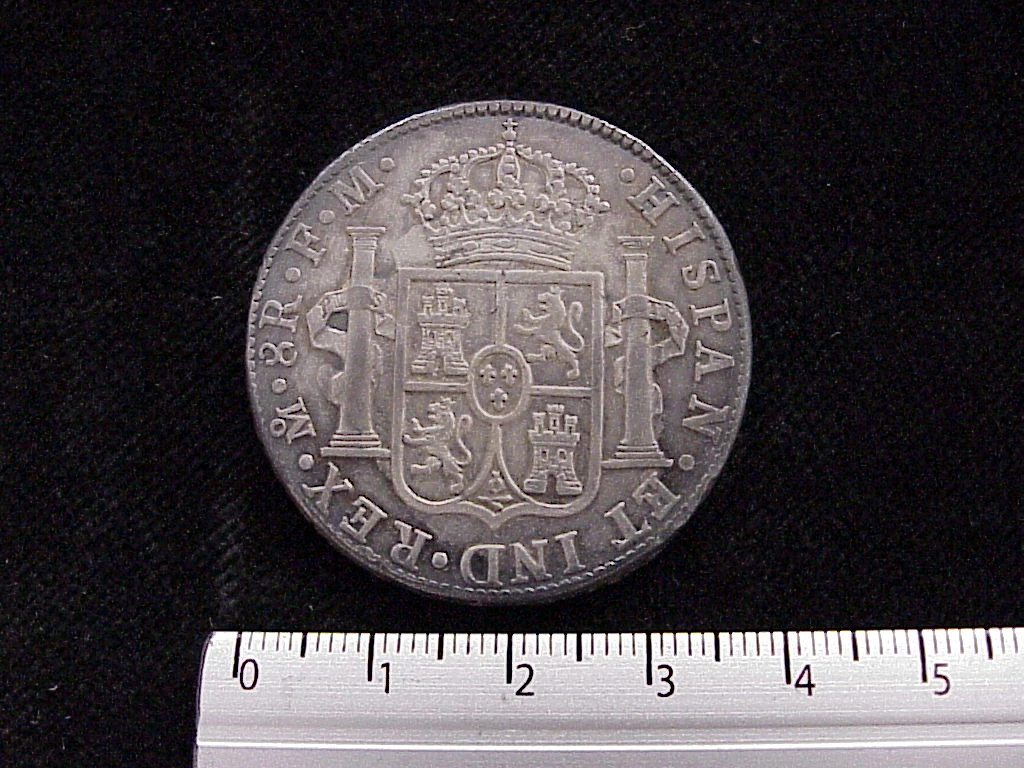 8 Reales Carlos IV 1789 · Reverso