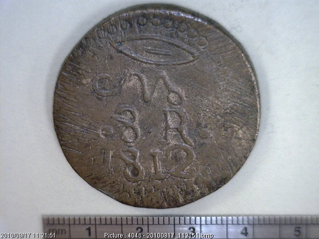 8 Reales Cobre Independencia 1812 · Anverso