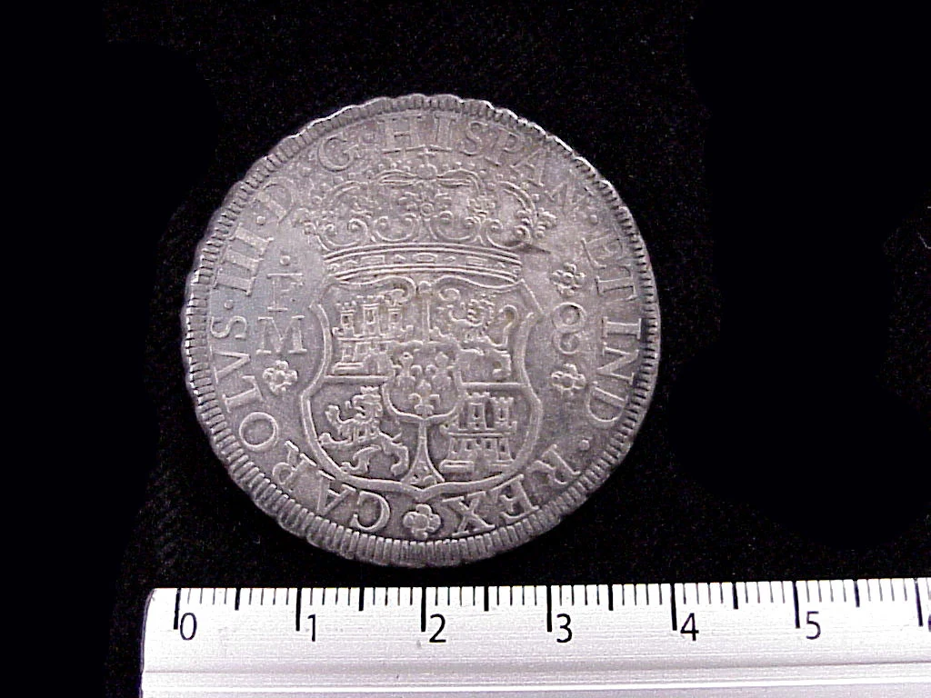 8 Reales Columnario Carlos III 1760-1772 Mo (anverso 1771 inv 1461)