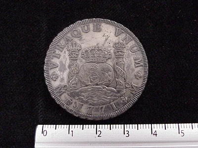 8 Reales Columnario Carlos III 1760-1772 Mo