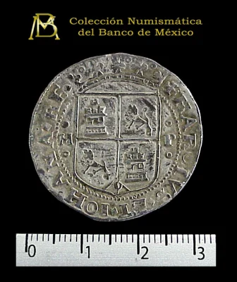 8-reales-felipe-ii-mexico - anverso (Banxico)