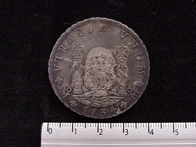 8 Reales Felipe V II 1734