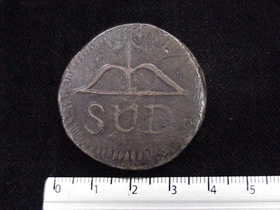 8 Reales Morelos SUD Campos Lisos 1812-1814 (reverso ejemplar 3305)
