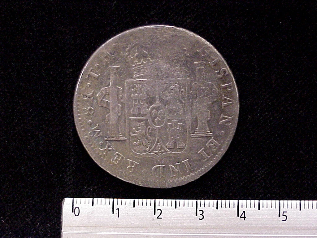 8 Reales Plata Independencia 1809 · Reverso