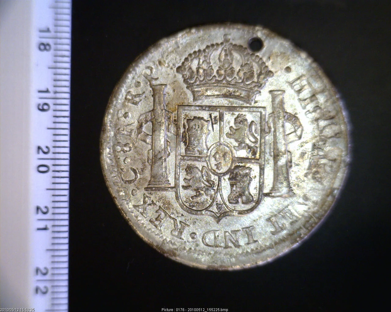8 Reales Plata Independencia 1821 · Reverso