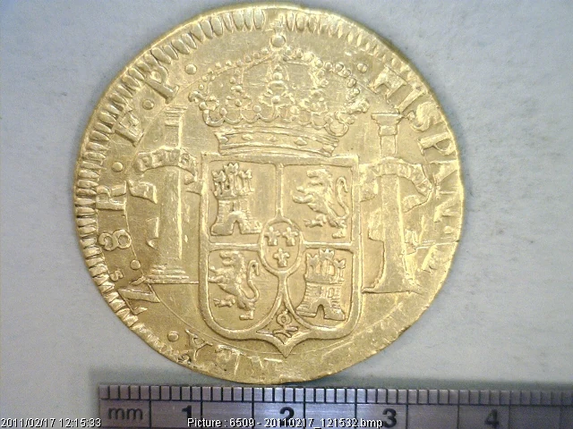 8 Reales Realista 1814 · Reverso