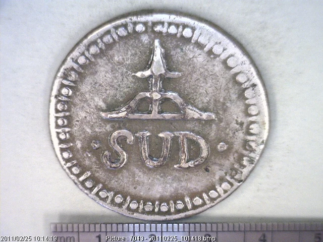 8 Reales Resellos y contramarcas 1809 · Reverso