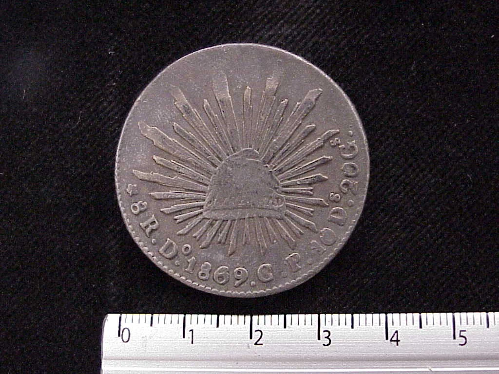 8 Reales Resellos y contramarcas 1810 · Reverso
