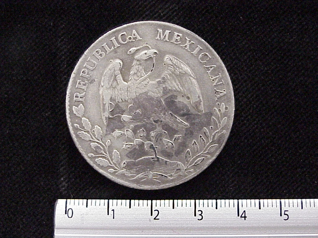 8 Plata 1888 . Inventario Banxico 5753 (anverso)