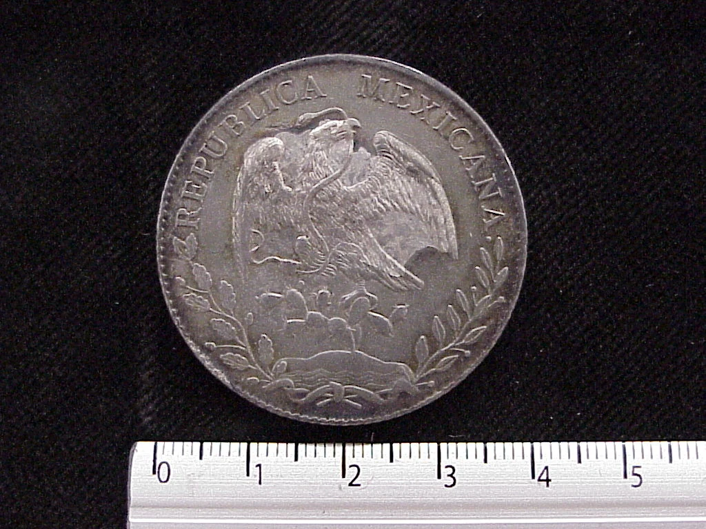 8 Plata 1894 . Inventario Banxico 5773 (anverso)
