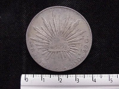 8 Reales Resplandor Chihuahua 1877