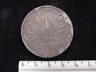 8 Reales Resplandor Chihuahua 1878