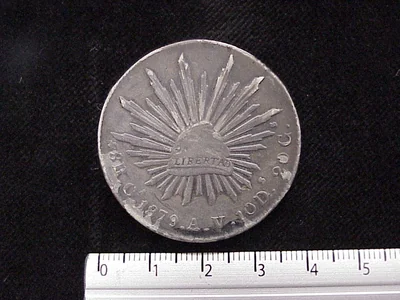 8 Reales Resplandor Chihuahua 1879