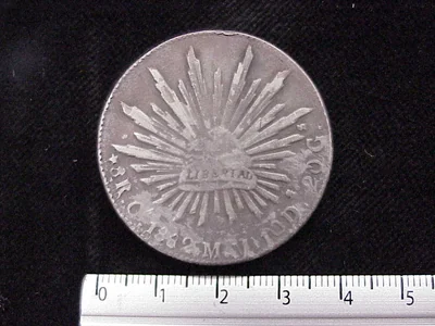 8 Reales Resplandor Chihuahua 1882