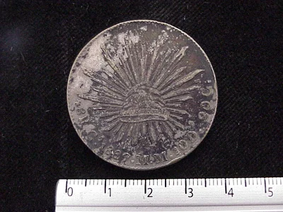 8 Reales Resplandor Chihuahua 1887